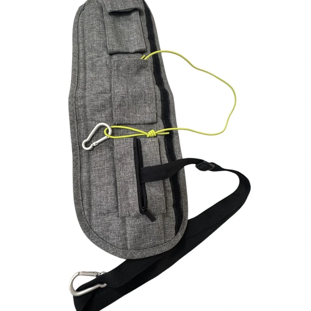 Ikea Family Upptack Expandable Gray Backpack Laptop Messenger Bag Pockets 3 Pcs